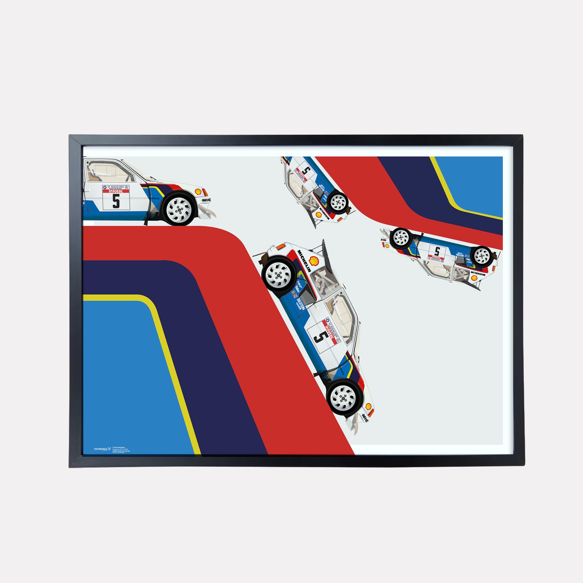 The evolution - Peugeot 205 T16 E2