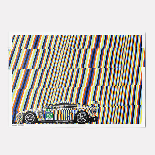 "The Eye Can't Keep Up." | Aston Martin Vantage GTE Poster | 2015 24 Hours of Le Mans