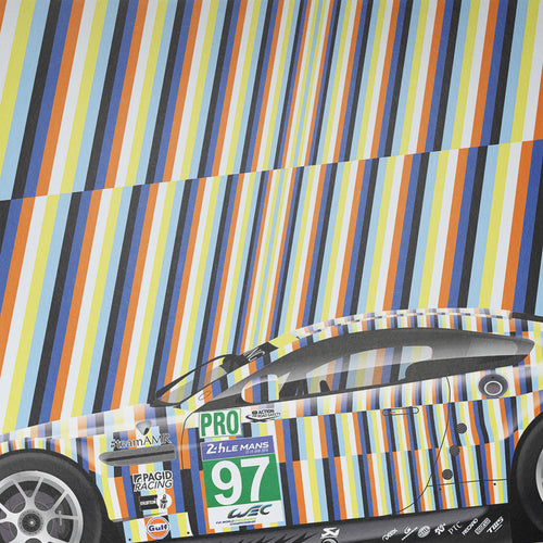 "The Eye Can't Keep Up." | Aston Martin Vantage GTE Poster | 2015 24 Hours of Le Mans