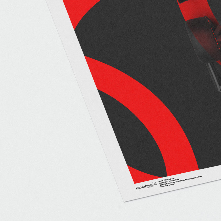 Audi F1 Poster | 2026 Formula one | Audi R26 Concept