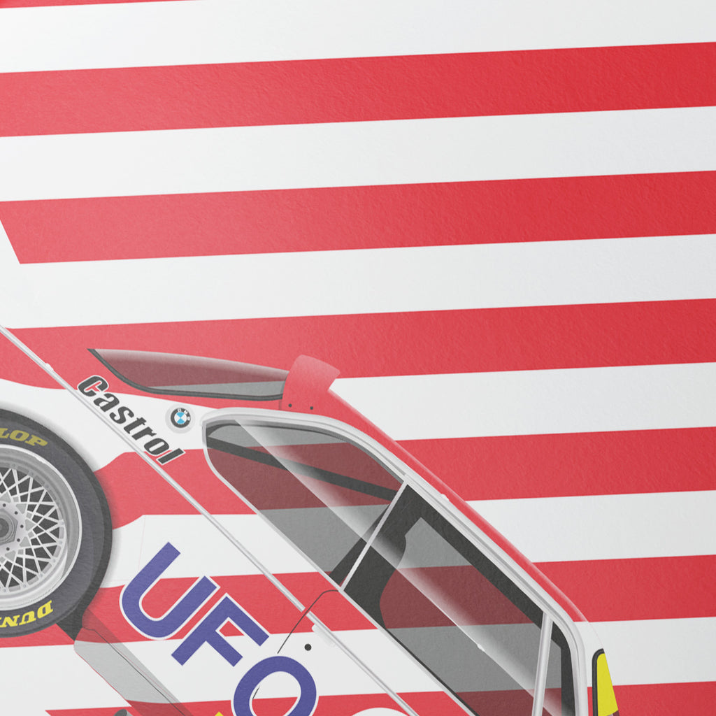 Luigi Racing | BMW 3.0 CSL Poster | 1977 24 Hours of Le Mans