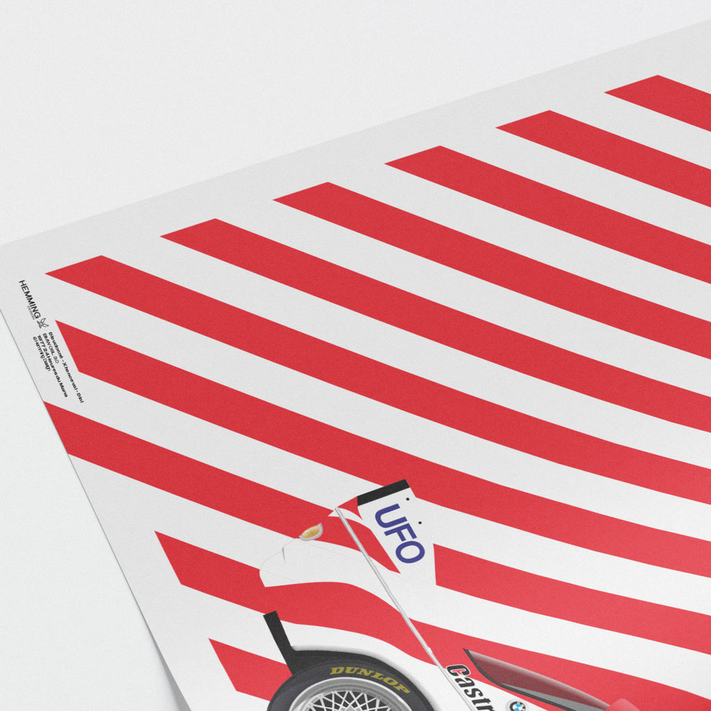 Luigi Racing | BMW 3.0 CSL Poster | 1977 24 Hours of Le Mans