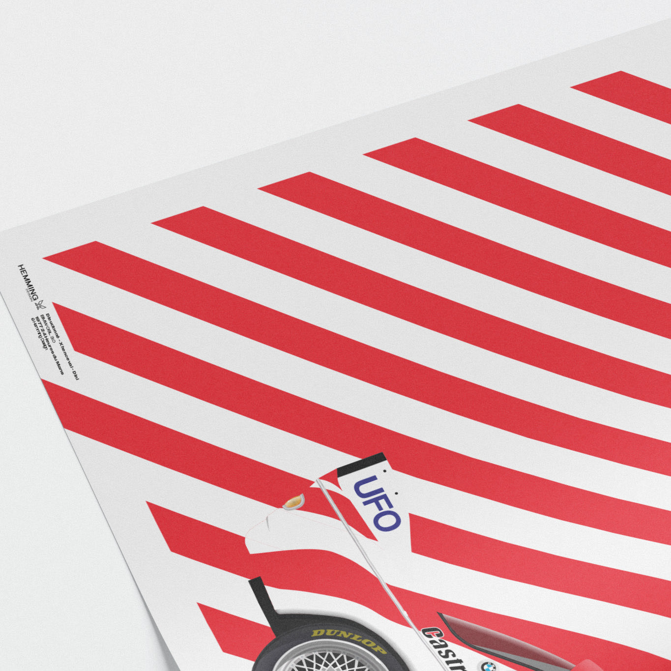Luigi Racing | BMW 3.0 CSL Poster | 1977 24 Hours of Le Mans