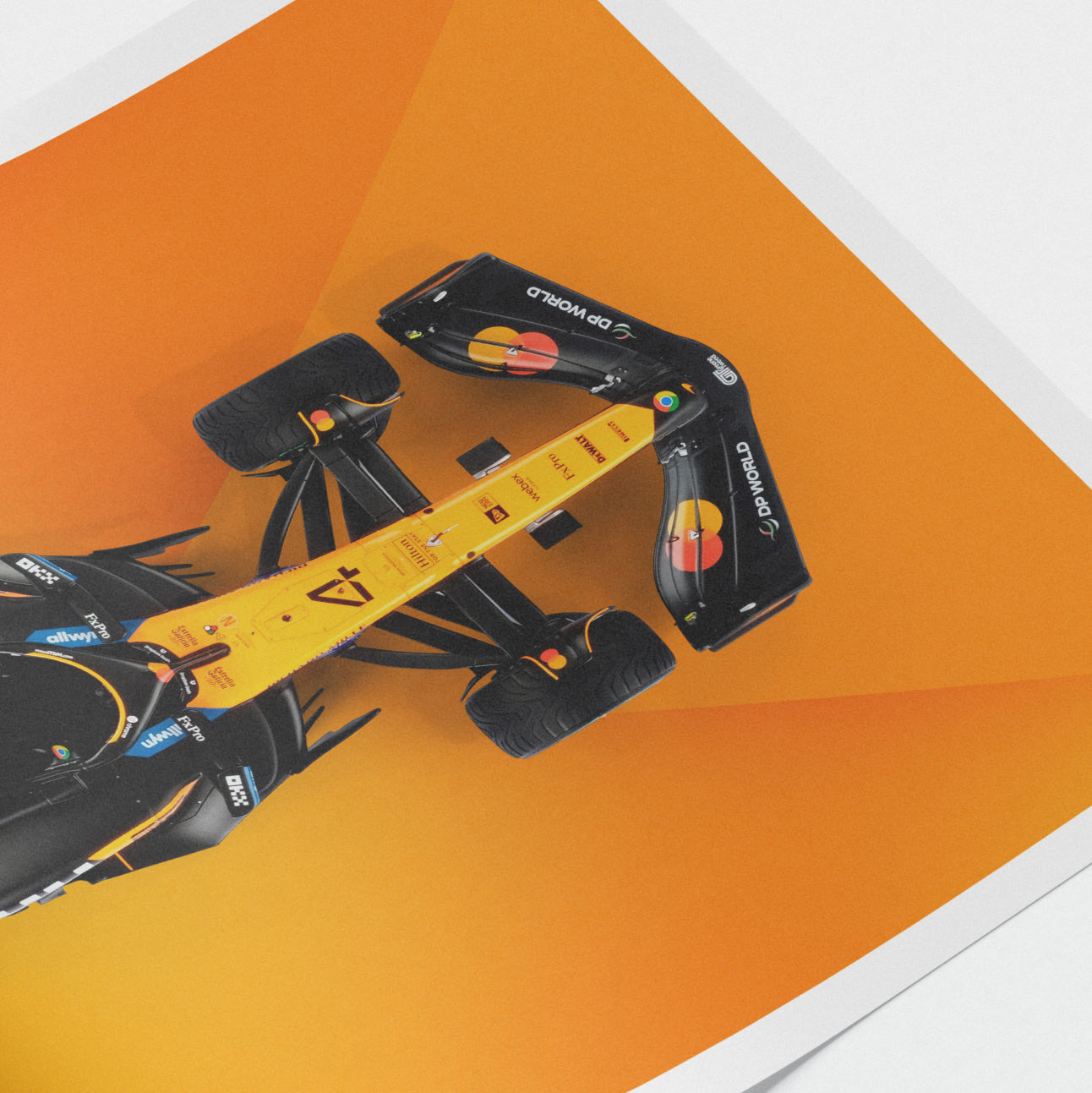 Lando Norris Poster | 2025 Formula One World Champion | Mclaren MCL39