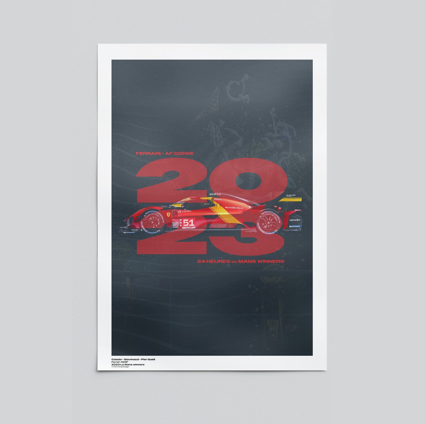 Ferrari 499P - Centenary 24 hours of Le Mans winners