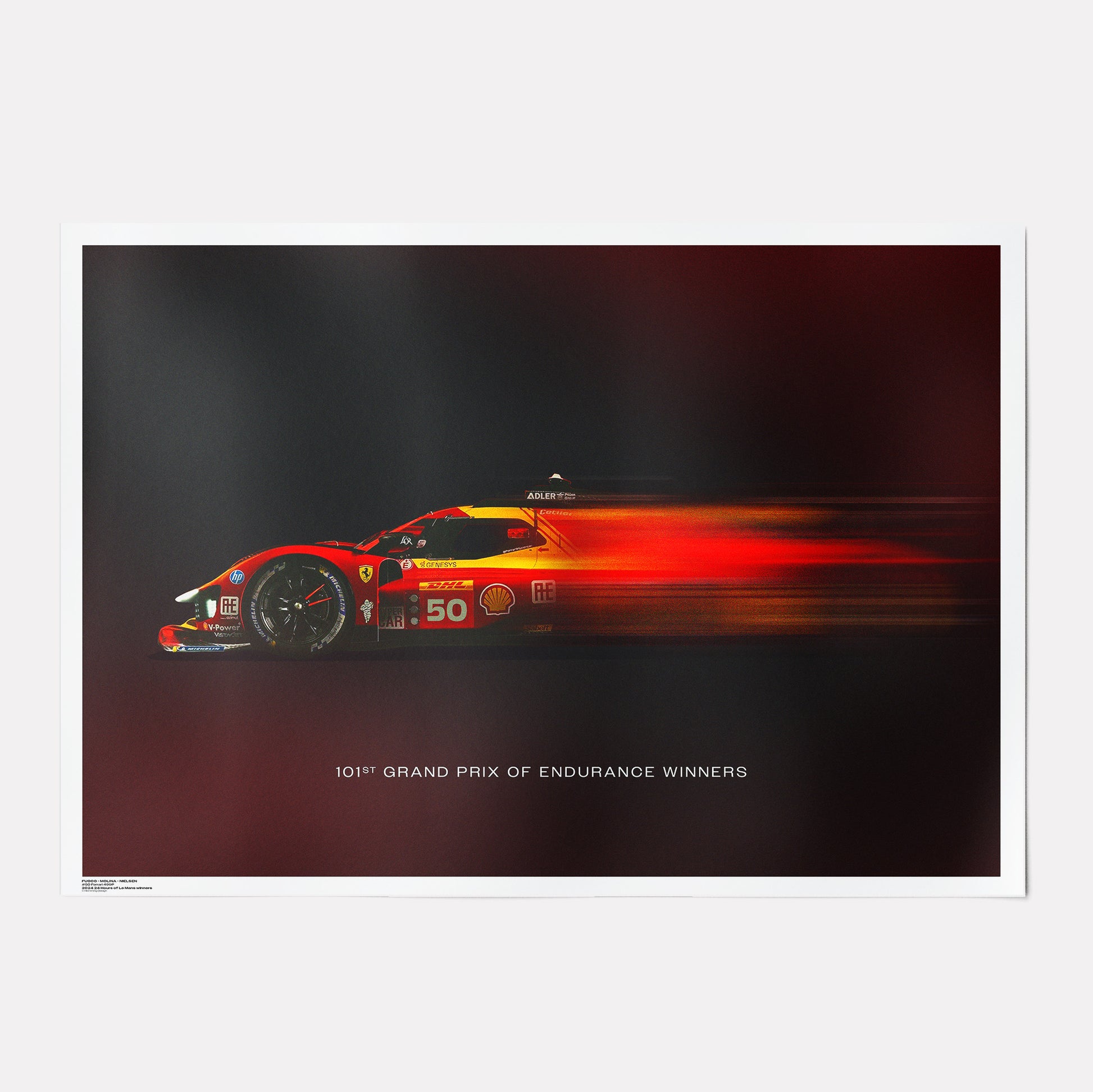 Ferrari 499P - 2024 24 uur van Le Mans winnaars