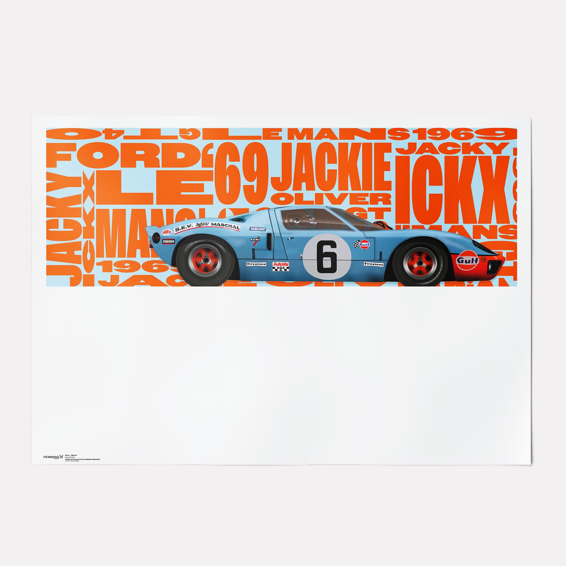 Ford GT40 - 1969 Le Mans winners