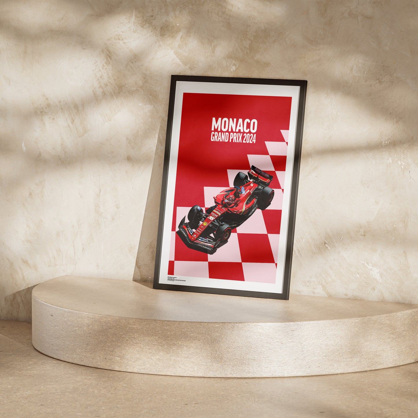 Leclerc's home win - Monaco Grand Prix '24 print