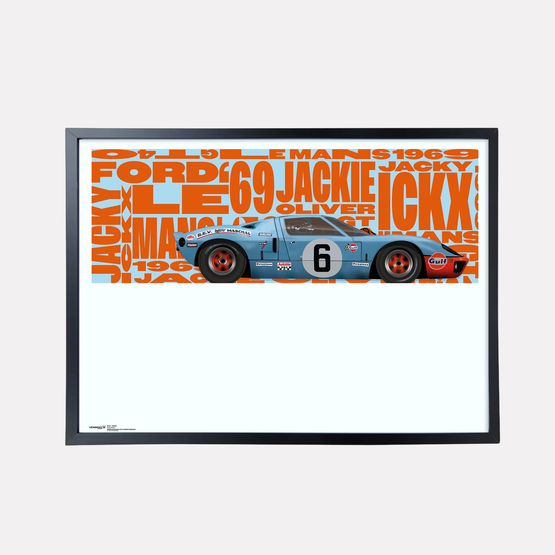 Ford GT40 - 1969 Le Mans winners