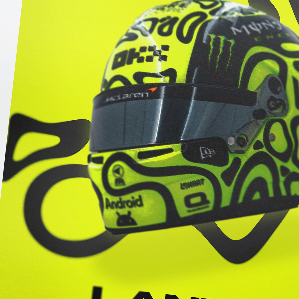Lando Norris | 2024 helmet