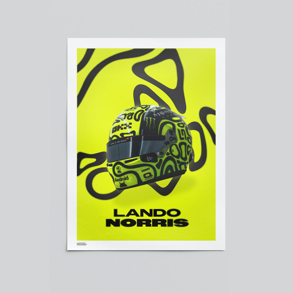 Lando Norris | 2024 helmet