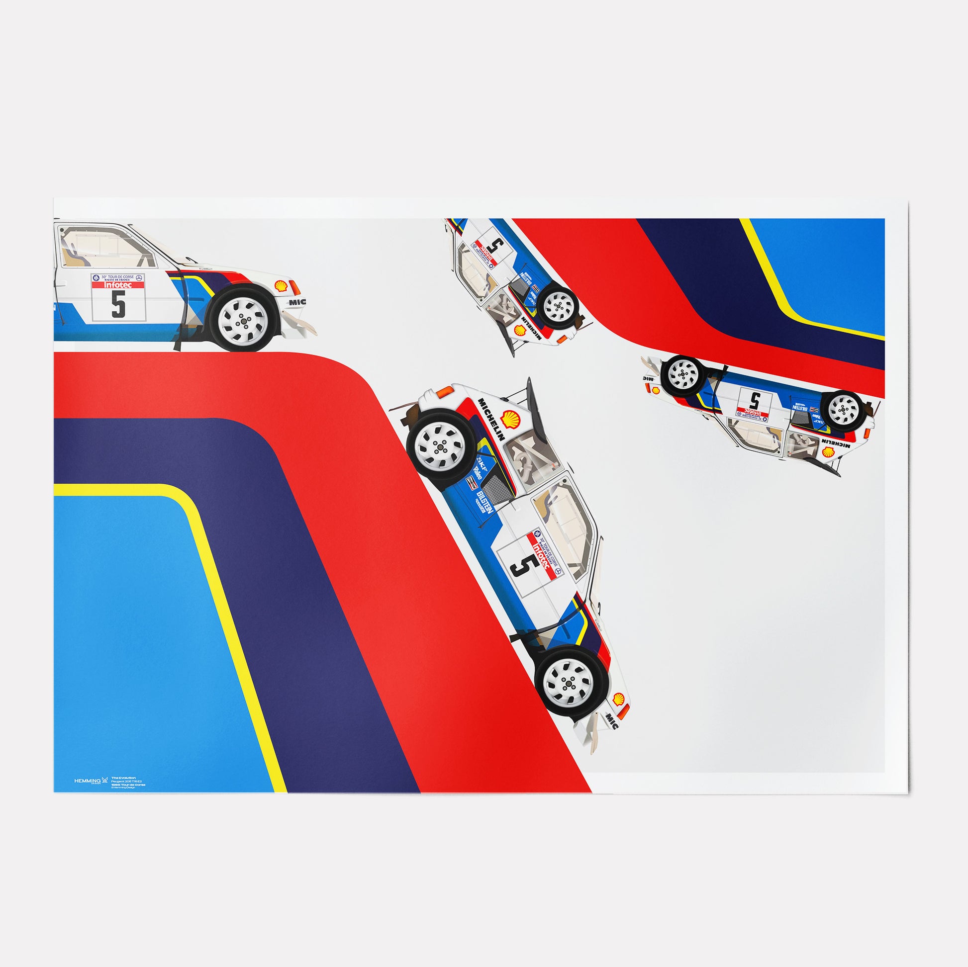 The evolution - Peugeot 205 T16 E2