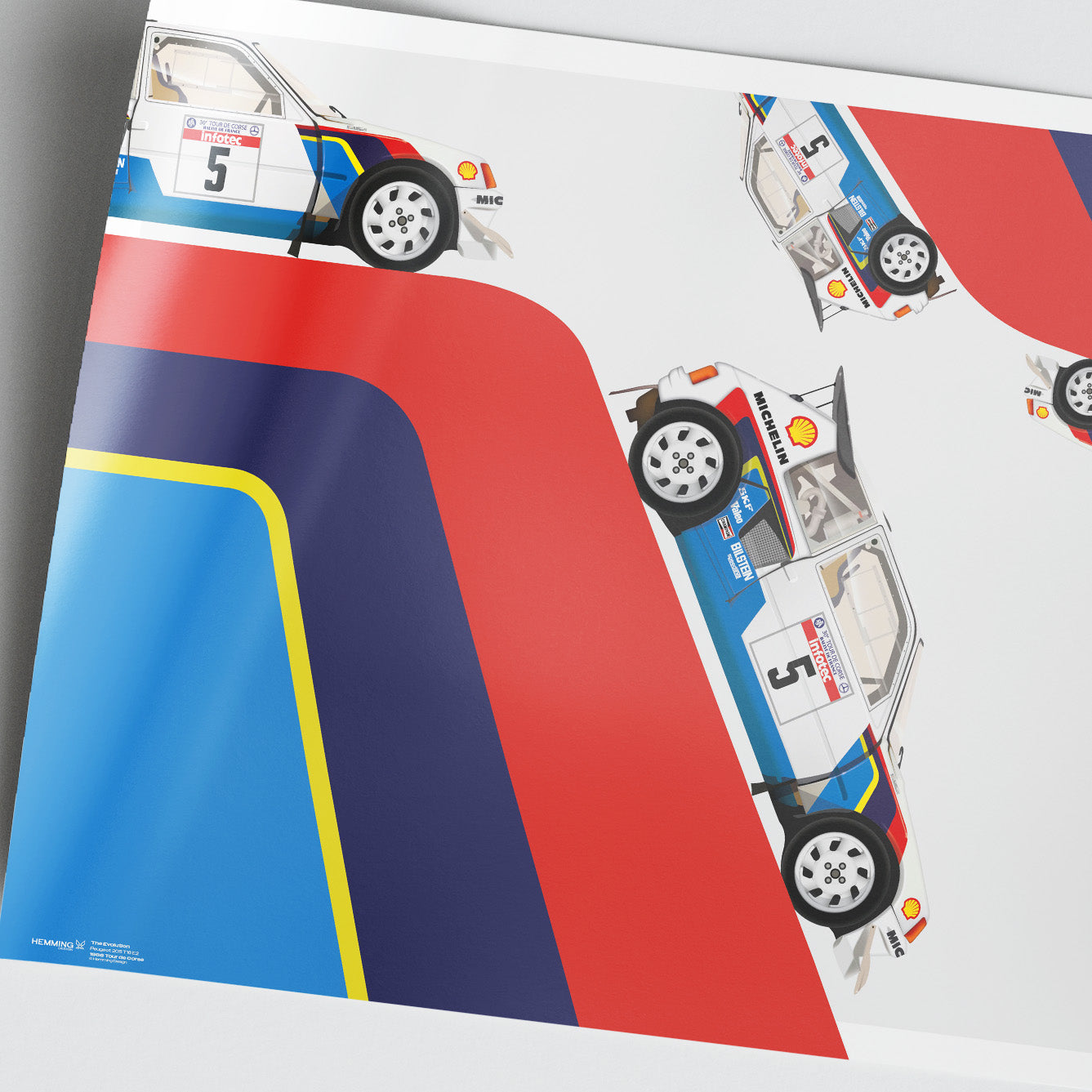 The evolution - Peugeot 205 T16 E2