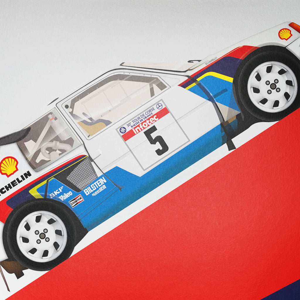 The evolution - Peugeot 205 T16 E2