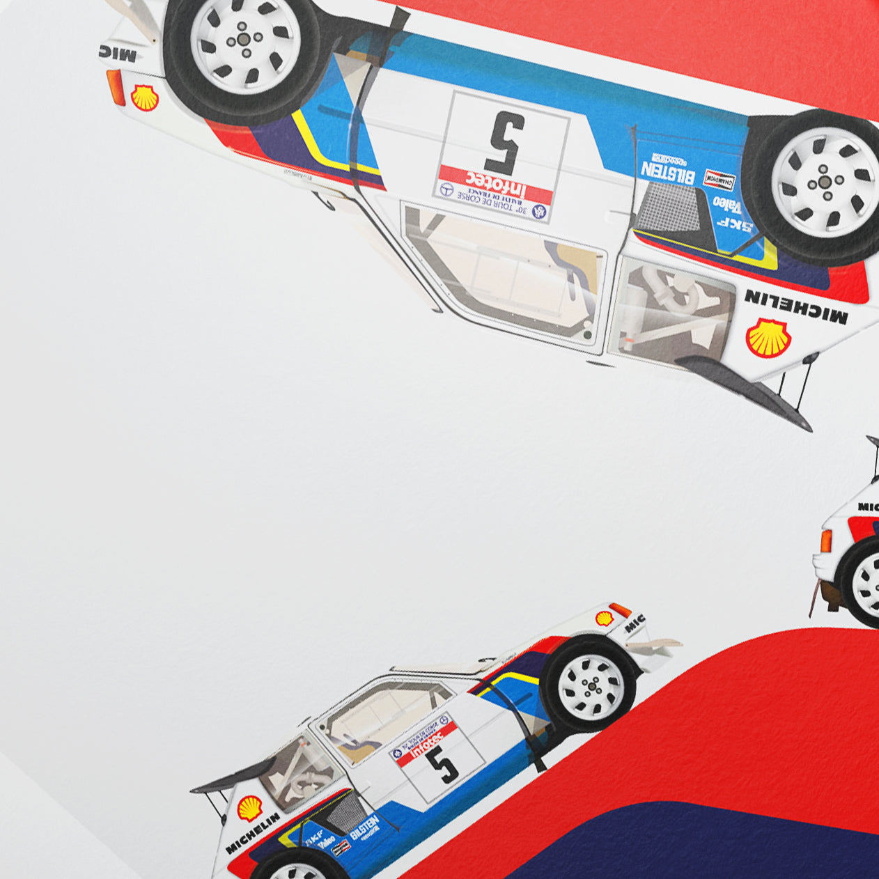 The evolution - Peugeot 205 T16 E2