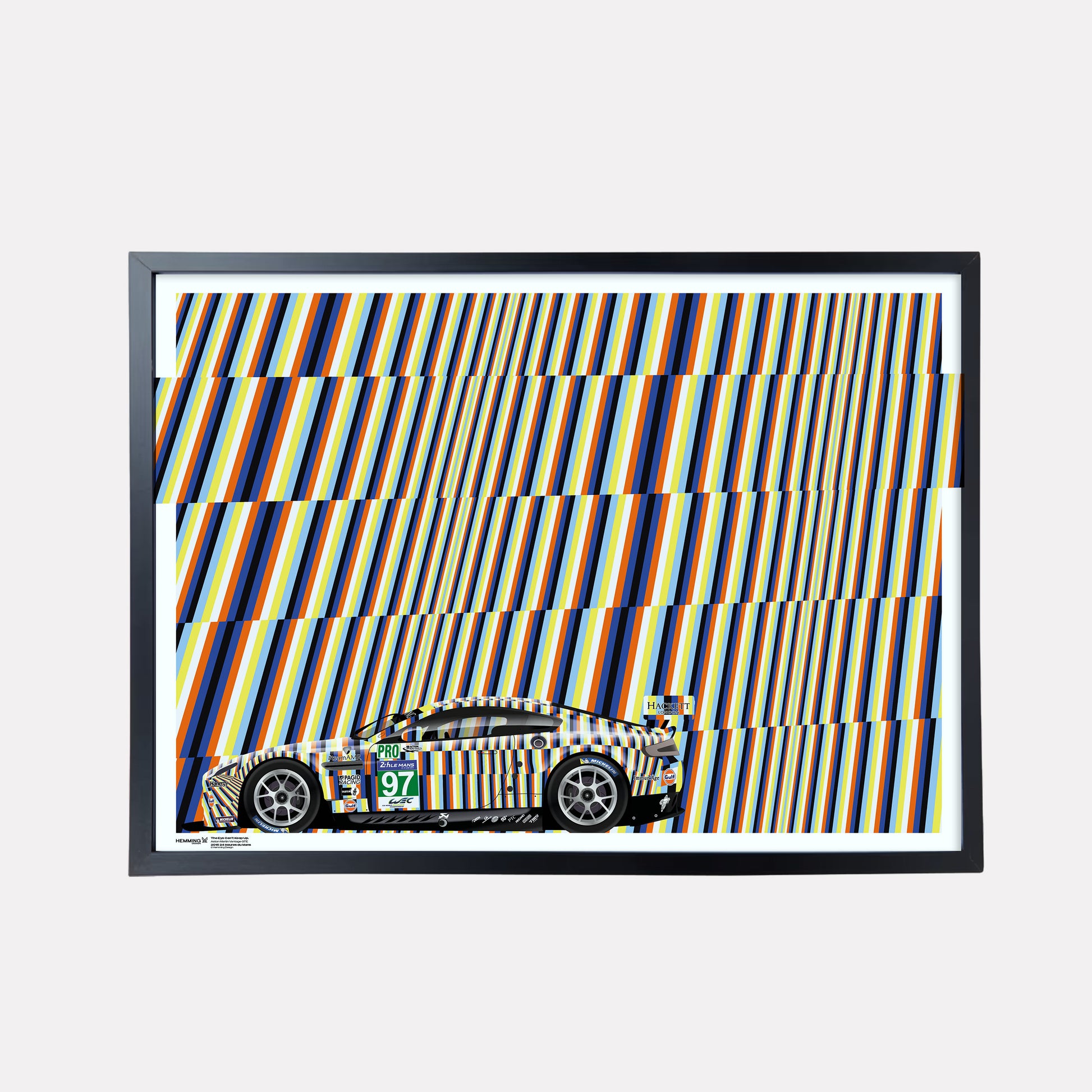 "The Eye Can't Keep Up." | Aston Martin Vantage GTE Poster | 2015 24 Hours of Le Mans